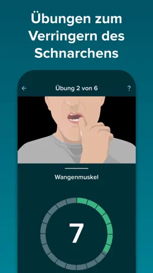 Screenshot von SnoreGym auf dem iPhone 1