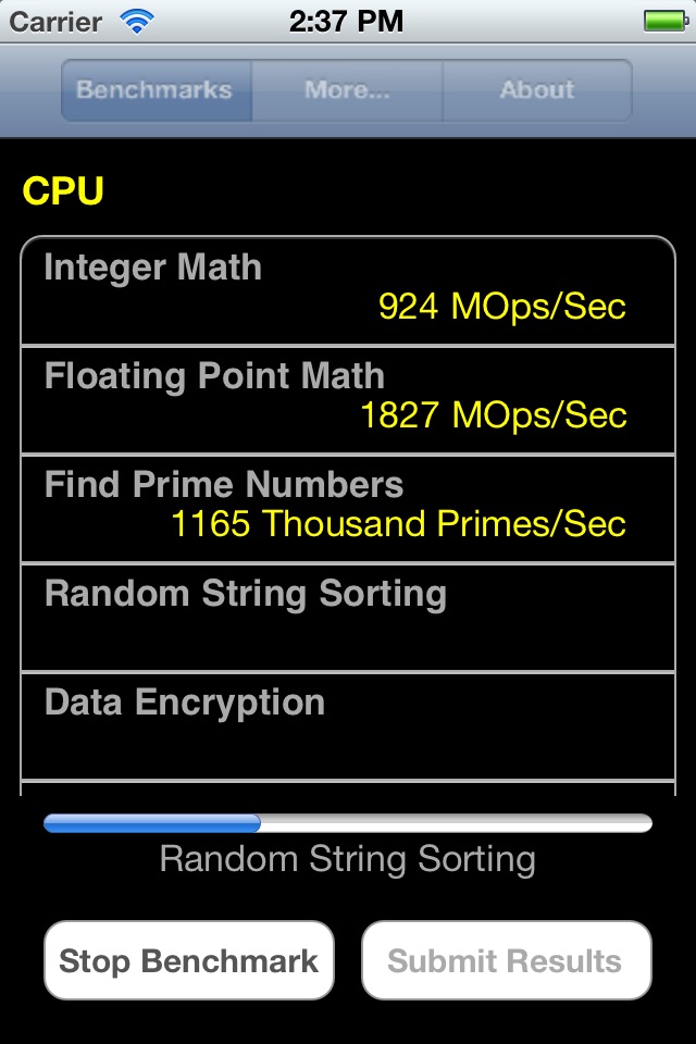 PerformanceTest Mobile screenshot 2