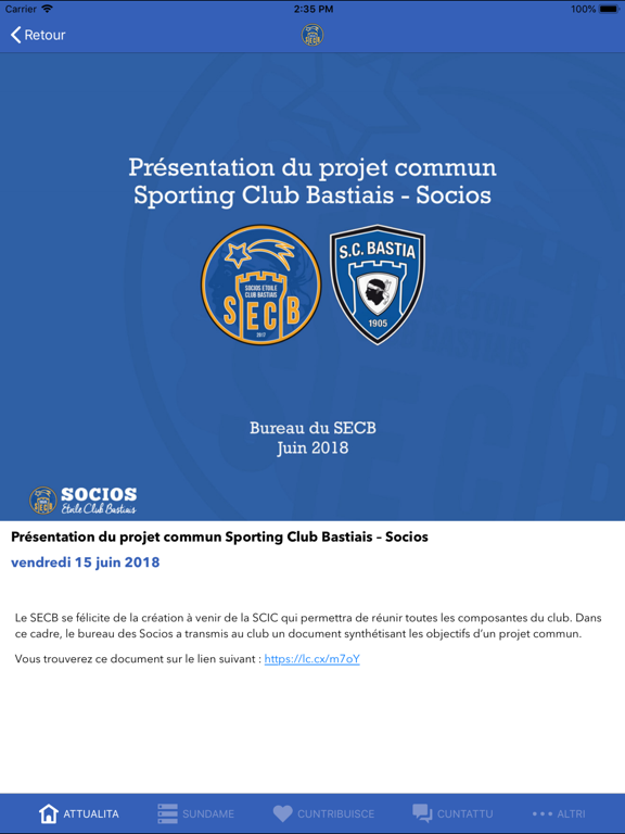 Screenshot #6 pour Socios Etoile Club Bastiais
