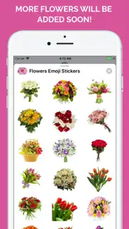 How to cancel & delete flowers emoji stickers 3