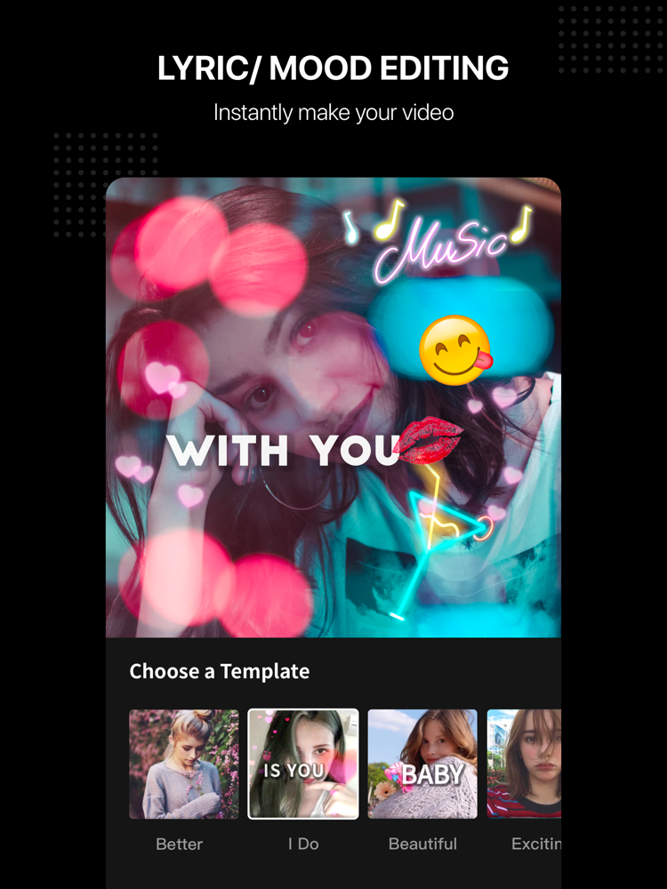 Tempo Music Video Maker App for iPhone Free Download Tempo Music