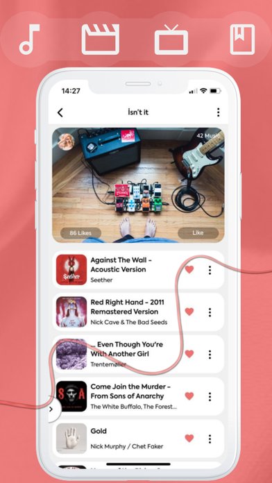Charmy: Discover Music & Movie Screenshot