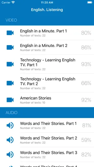 Polyglot - English Listening screenshot 1