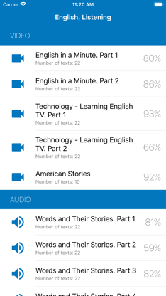 Polyglot - English Listening screenshot 1