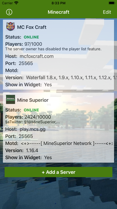 Screenshot #3 pour MCPE Mod Server for Minecraft