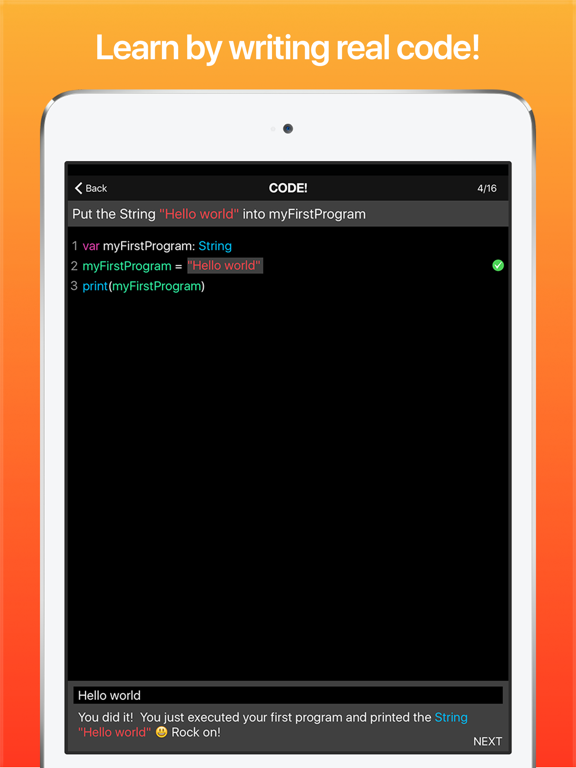 Screenshot #5 pour Code! Learn Swift Version