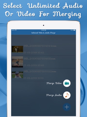 Unlimited Video & Audio Mergerのおすすめ画像1