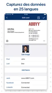 carte de visite iPhone Captures Décran 2