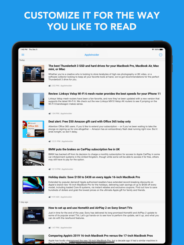 ‎Newsify: RSS Reader Screenshot