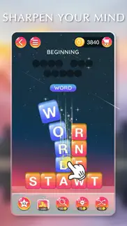 word sweeper-search puzzle iphone screenshot 1