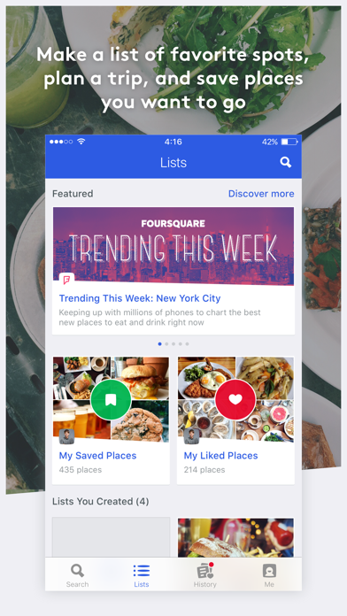 Foursquare City Guide Screenshot