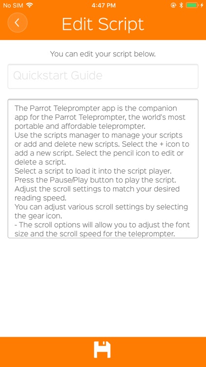Parrot Teleprompter screenshot-4