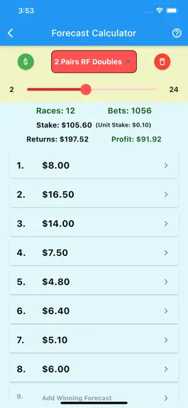Game screenshot Greyhound Betting Calculator hack