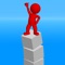 Stacky dash is a free 3D dash game where players need to stack human and create stair to make a human tower and surf on the road to reach the finish line