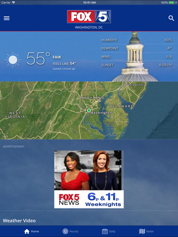 Screenshot #4 pour FOX 5 Washington DC: Weather
