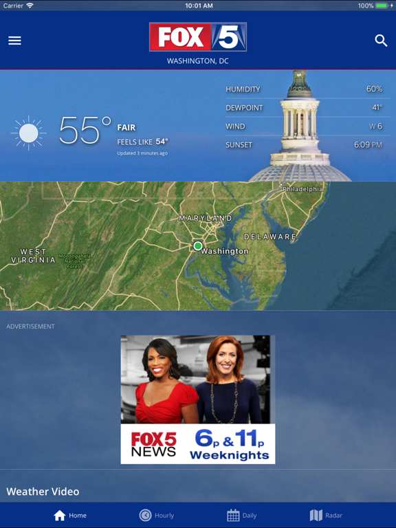 FOX 5 Washington DC: Weatherのおすすめ画像1