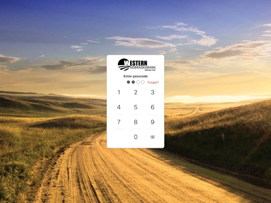 Western Nebraska Bank Mobile iPad screenshot 2 - Finance app