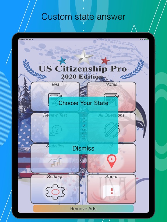 USA Citizenship Test 2026 iPad screenshot 4 - Education app