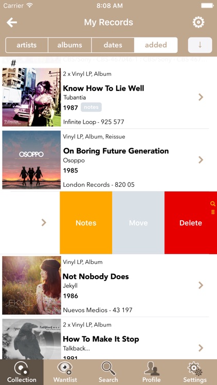 Discographic for Discogs