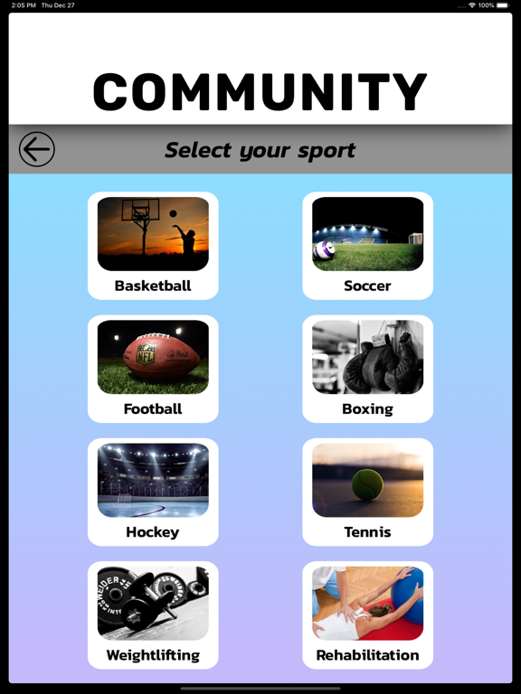 StrobeLite Sports Training iPad screenshot 8 - Sports app