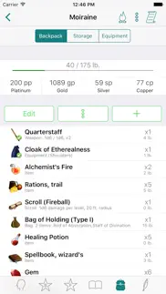 rpg scribe pathfinder & 3.5 iphone screenshot 2