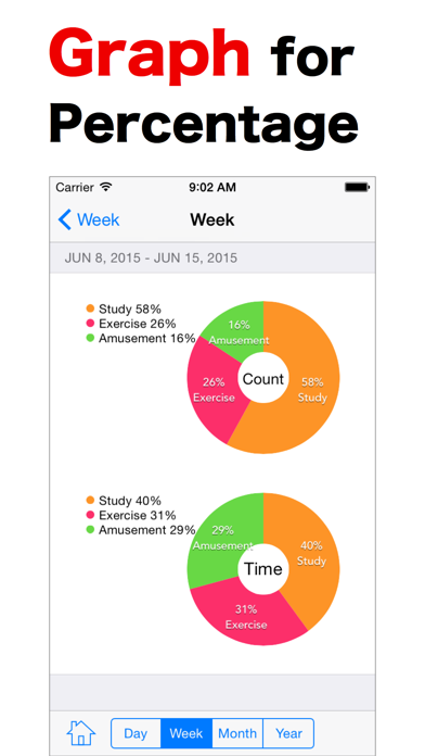 LogCalendar - Time Tracker Screenshot