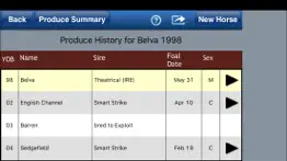 equineline mare produce record iphone screenshot 1