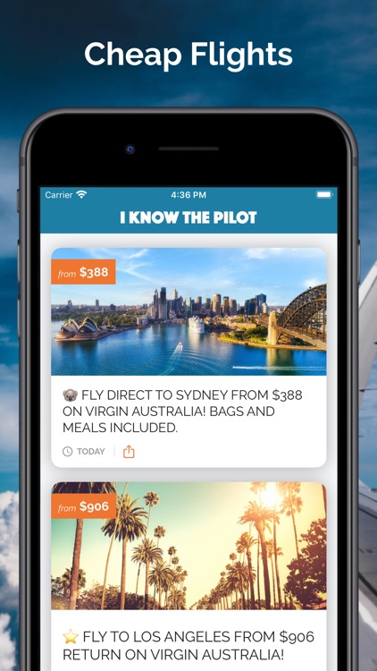I Know The Pilot: Flight Deals