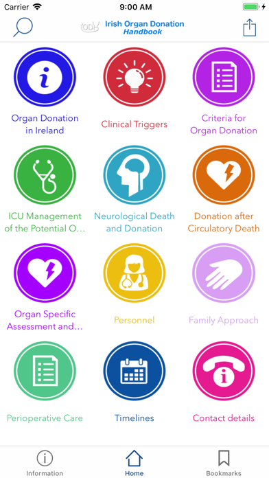 Irish Organ Donation Handbook screenshot 2