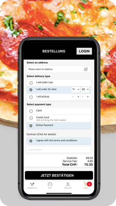 Screenshot #3 pour Pizzeria Limmat