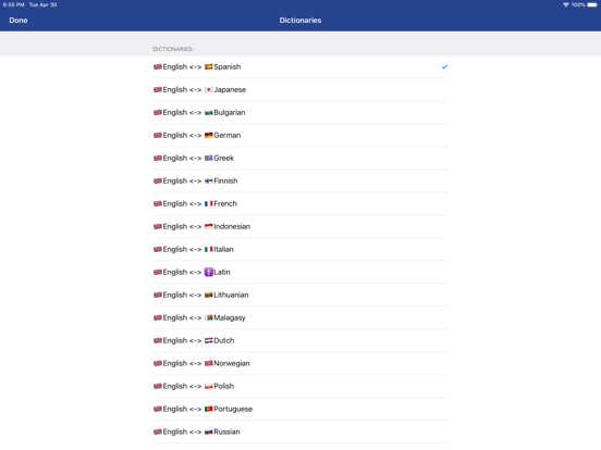 Screenshot #5 pour Fast English Dictionary