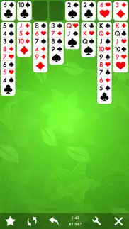 freecell solitaire card game. iphone screenshot 4