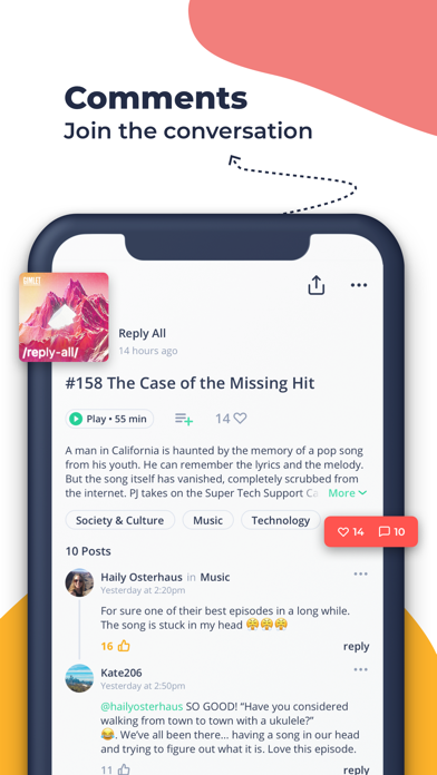 Repod: Social Podcast App Screenshot