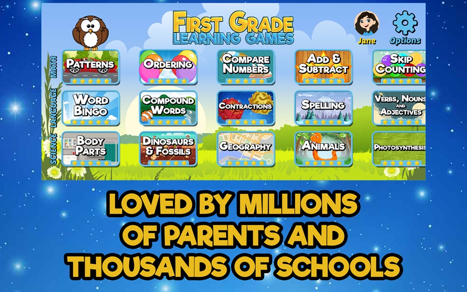 #4. First Grade Learning Games (macOS) 来自: RosiMosi LLC