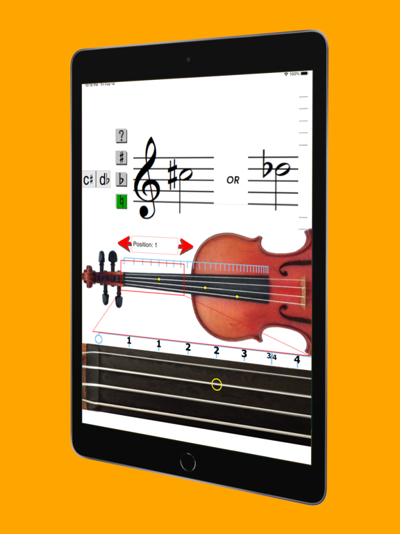 Violin Note Finder iPad screenshot 5 - Music app