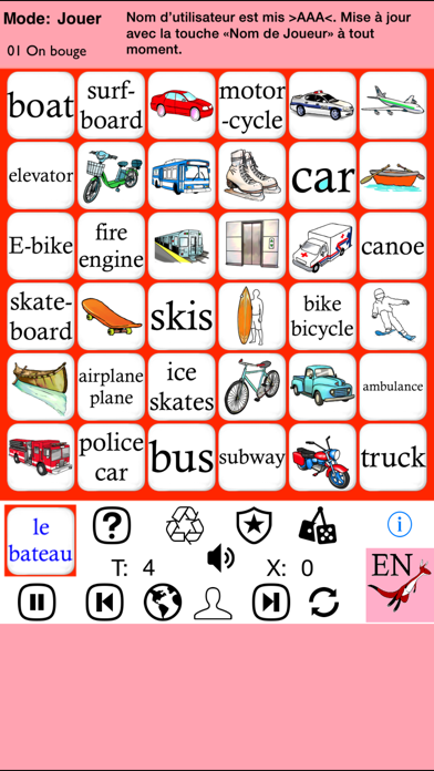 Screenshot #1 pour Anglais 4 Débutants - PE