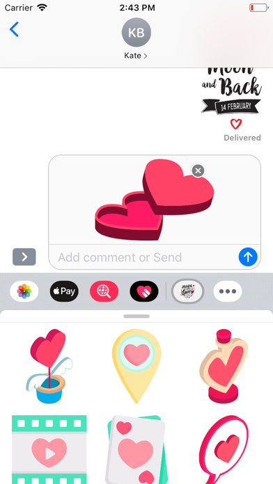 Love Romance - Adult Stickers Screenshot