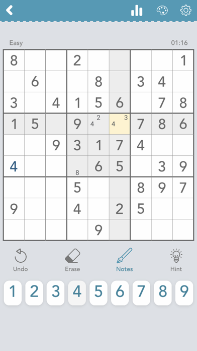 Screenshot #1 pour Sudoku pour aiguiser l'esprit