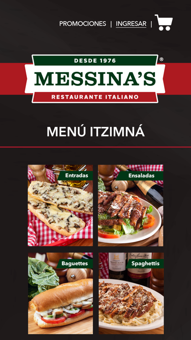 Screenshot #1 pour Messina's Restaurante Italiano