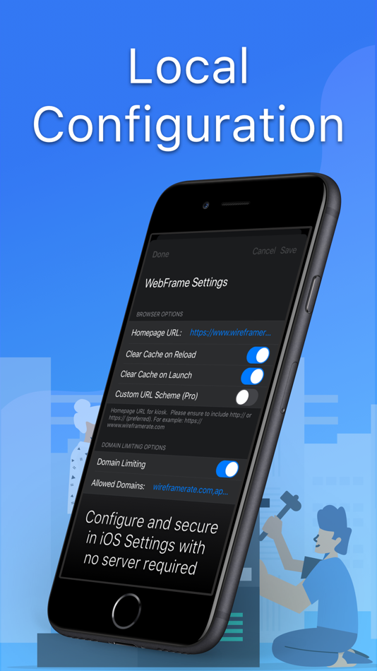 #8. WebFrame Basic Kiosk (iOS) 由: WireFrameRate, LLC