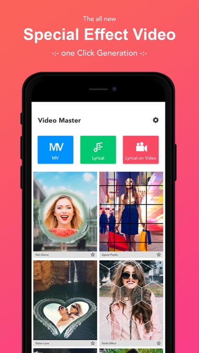 Screenshot #1 pour MV Master - Video Status Maker