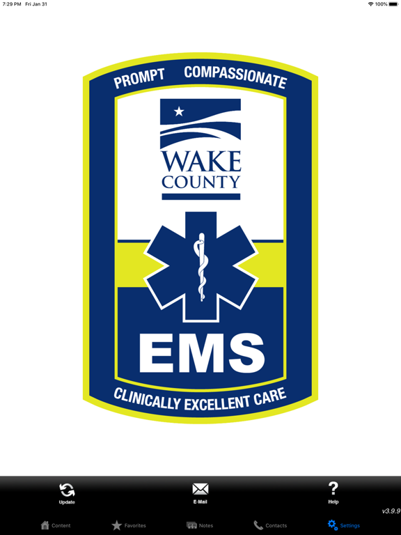 Wake County EMS iPad screenshot 1 - Medical app
