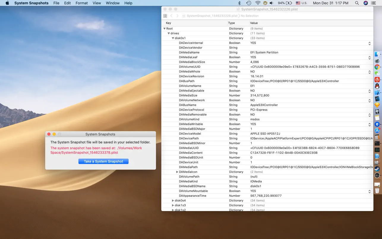 System Snapshots (macOS) Von: Xiang He
