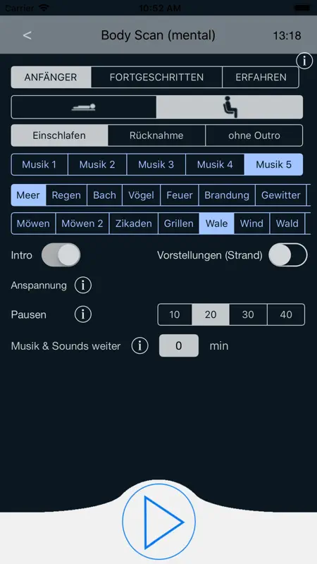 Progressive Muskelentspannung. screenshot 6 of 10