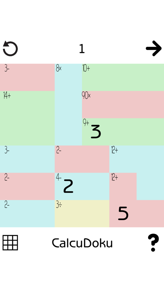 #4. Calcudoku (Math Sudoku) (iOS) By: Andrew London