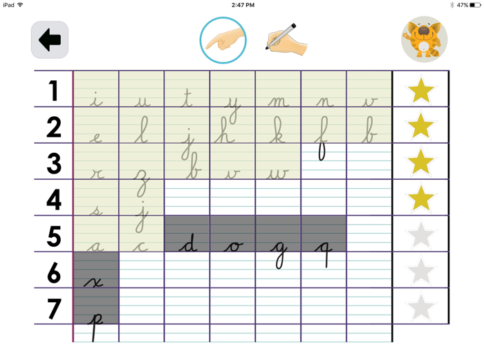 French Cursive Writing