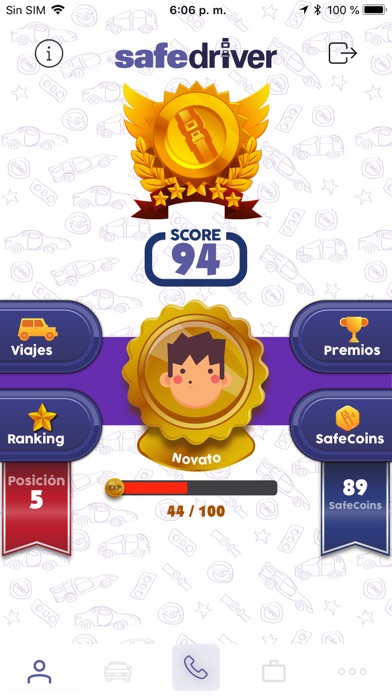 Screenshot #1 pour SafeDriver - Driver Behaviour