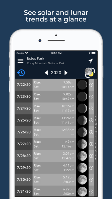 Lumos: Sun and Moon Tracker Screenshot