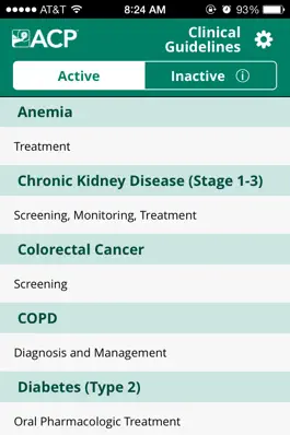 Game screenshot ACP Clinical Guidelines mod apk