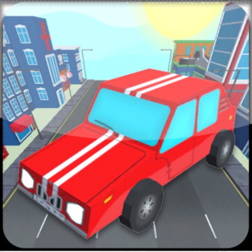 Speed Race: car crash in city iOS App